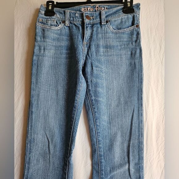 Ezra Fitch Jeans Juniors 12 (26x28.5) Abercrombie Slim Flare Distressed Boho GUC - Picture 4 of 11